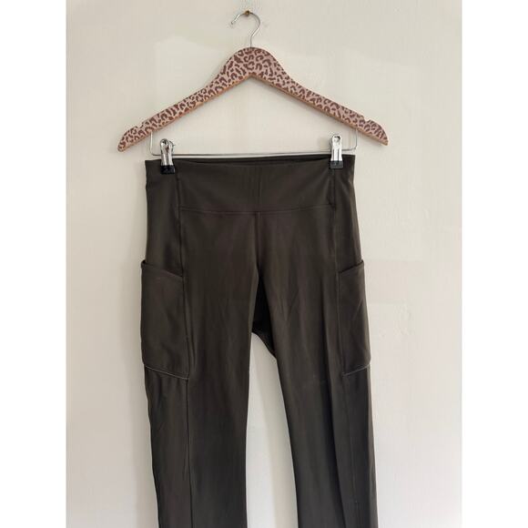 LULULEMON Speed Up Tight Olive Green *Full-On Luxtreme 28" Size 6 - Picture 2 of 7
